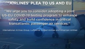 Covid-19 : les compagnies aériennes appellent à un programme de test conjoint États-Unis-UE