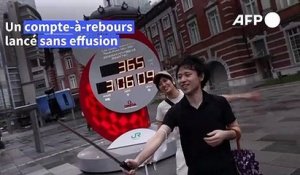 A Tokyo, l'horloge du compte à rebours redémarre à un an des JO