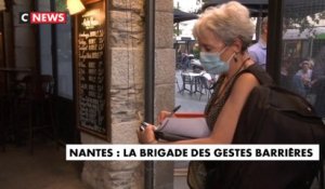 Nantes : la brigade des gestes barrières