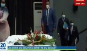 RTG - Sosthène OSSOUNGOU NDIBANGOYE, le nouveau ministre du budget a dévoilé sa feuille de route