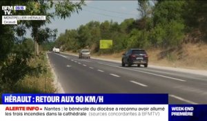 Le retour des 90km/h sur 350km de routes départementales dans l'Hérault