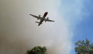 L'incendie de Le Tuzan : deux avions dash mobilisés