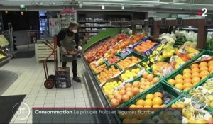 Le prix des fruits et légumes explose en France