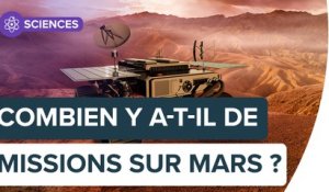 Combien y a-t-il de missions sur Mars ? | Futura