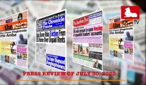 CAMEROONIAN PRESS REVIEW OF JULY 30, 2020