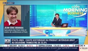 Jean-Eric Branaa (maître de conférences) : Donald Trump distancé dans les sondages par Joe Biden - 03/08