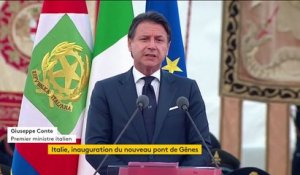 Italie : inauguration du nouveau pont à Gênes