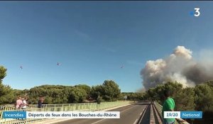 Incendies : départs de feu dans les Bouches-du-Rhône