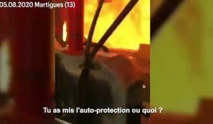 Martigues : des pompiers bloqués par les flammes survivent grâce à leur sang froid