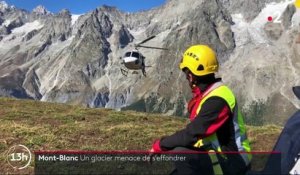Un glacier menace de s'effondrer dans le massif du Mont-Blanc