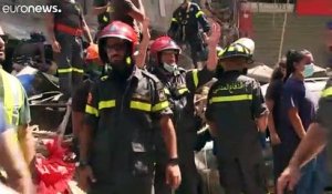 Des secouristes étrangers prêtent main-forte pour rechercher des survivants à Beyrouth