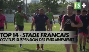 Suspension des entraînements pour le Stade français