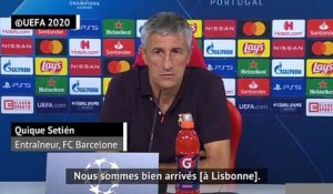 Quarts - Setién : "Dembélé pourra jouer quelques minutes"