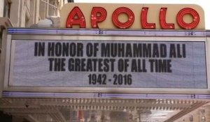 Harlem fans pay tribute to Muhammad Ali