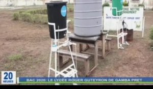 RTG / BAC 2020- Le lycée Roger GUTEYRON de GAMBA prêt