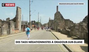 Des tags négationnistes à Oradour-sur-Glane