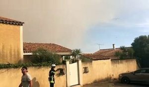 Les "Canadair" en nombre pour lutter contre l'incendie de St Blaise