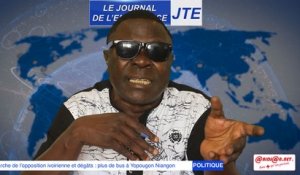 JTE : Marche de l’opposition ivoirienne et dégâts, Gbi de fer « Evitons de détruire la Côte d’Ivoire »