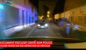 La vidéo choc d'un policier traîné sur plus de 500 mètres cette nuit à Nancy publiée sur les réseaux sociaux par syndicat Unité SGP Police FO