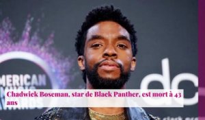 Chadwick Boseman, star de Black Panther, est mort à 43 ans