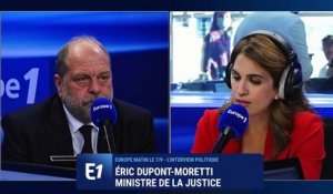 Eric Dupond-Moretti cible l'opposition : "On n'est pas obligé de faire dans la surenchère populiste"