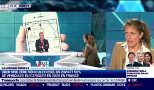 Lauréline Serieys (Uber France) : Uber vise 50% de véhicules électriques en 2025 en France - 08/09