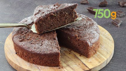 Recette Du Gateau Moelleux Au Chocolat Et A La Courgette 750g