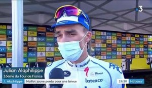 Julian Alaphilippe perd son maillot jaune