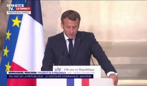 "Il ny aura jamais de place en France (...) pour ceux qui entendent imposer la loi d'un groupe": Emmanuel Macron annonce un projet de loi pour lutter contre le séparatisme