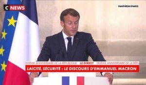 Emmanuel Macron annonce qu’un projet de loi de lutte contre le séparatisme sera présenté cet automne : « il n’y aura jamais de place en France pour ceux qui, souvent au nom d’un dieu, (…) entendent imposer la loi d’un groupe »