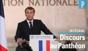 [INTÉGRAL] Le discours d'Emmanuel Macron au Panthéon