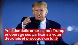 Présidentielle américaine : Trump encourage ses partisans à voter deux fois et provoque un tollé_IN