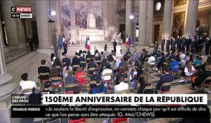 Regardez le discours du Président Emmanuel Macron depuis le Panthéon pour célébrer les 150 ans de la proclamation de la République - VIDEO
