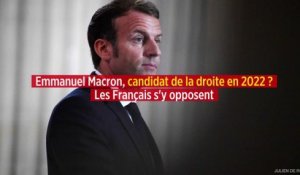 Emmanuel Macron, candidat de la droite en 2022 ? Les Français s'y opposent