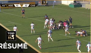 TOP 14 - Résumé SU Agen-Castres Olympique: 22-26 - J1 - Saison 2020/2021