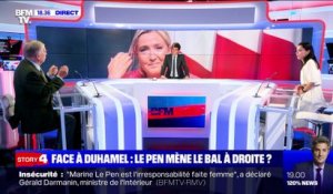 Face à Duhamel : Le Pen mène le bal à droite ? - 07/09