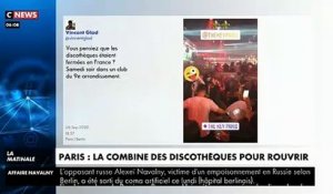 Coronavirus - Reportage sur les dérapages des boîtes de nuit parisiennes qui ont réouvert sans distanciation sociale et sans port du masque malgré les interdictions