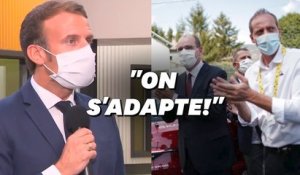 Emmanuel Macron confirme que Jean Castex est bien cas contact de Christian Prudhomme