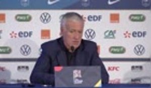 Bleus - Deschamps : "Le 3-5-2 ? On aura le temps..."