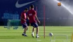 Barcelone - Messi, Griezmann et Lenglet répètent leurs gammes