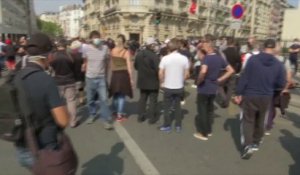 Gilets jaunes: la plupart des manifestants sont partis dans la direction opposée, au départ de la place Wagram à Paris