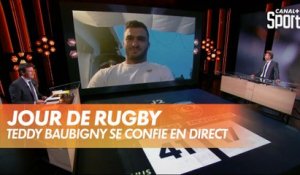 Teddy Baubigny se confie en direct dans Jour De Rugby