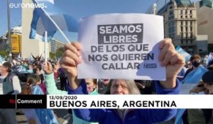 Quarantaine, corruption : manifestation tous azimuts à Buenos Aires