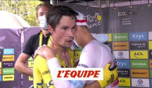 Fair-play, Roglic vient féliciter Pogacar - Cyclisme - Tour de France 2020
