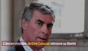 L'ancien ministre Jérôme Cahuzac retrouve sa liberté