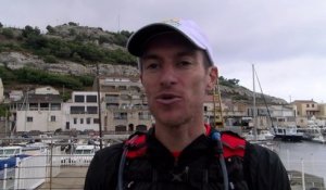 Contre le cancer pédiatrique, le triple champion du monde Morgan Bourchis a bravé Les Calanques hier