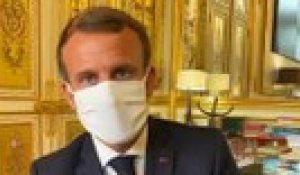 Le Président Emmanuel Macron annonce qu'il y aura "7 jours obligatoires" à prendre sur les 28 du congé paternité