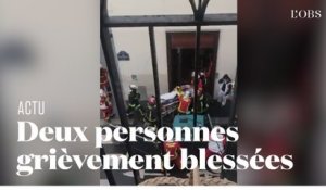 "Charlie Hebdo": les premières images de l'attaque près de la rue Nicolas Appert, ancien siège du journal