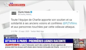 Attaque à Paris: Première Ligne remercie l'équipe de Charlie Hebdo de son soutien