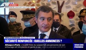 Après l'attaque près de "Charlie Hebdo", Gérald Darmanin a demandé "au préfet de police de Paris de renforcer" la sécurité" des sites sensibles